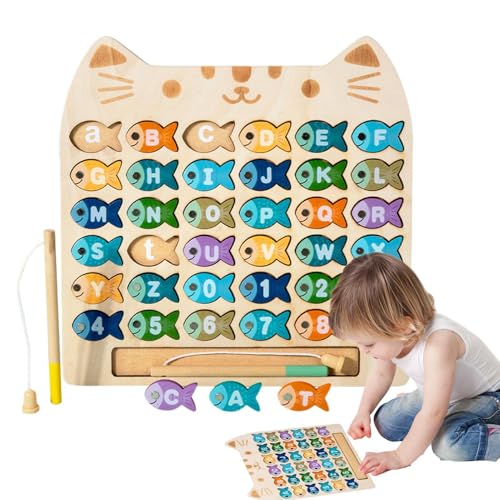 Magnetisches Angelspiel – Magnetisches Angelspiel | Angelspielzeug für Kinder, Lern- und Lernspielzeug mit Zahlen und Buchstaben zum frühen Lernen, Motorikspielzeug Magnetisches Angelspiel – Magnetisches Angelspiel | Angelspielzeug für Kinder, Lern- und Lernspielzeug mit Zahlen und Buchstaben zum frühen Lernen, Motorikspielzeug von Generic