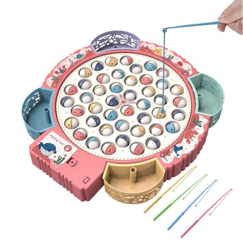 Magnetisches Angelspielzeug, Ruten auf dem Drehtisch, elektrisches Angelspielzeug mit 4 Angelruten: rotierende Ruten und Angelbrett-Spielzeuge für Kinder ab 3 Jahren Magnetisches Angelspielzeug, Ruten auf dem Drehtisch, elektrisches Angelspielzeug mit 4 Angelruten: rotierende Ruten und Angelbrett-Spielzeuge für Kinder ab 3 Jahren von Generic