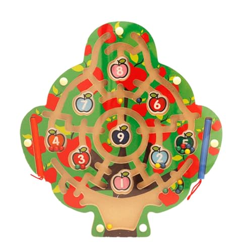 Magnetisches Labyrinth-Spielzeug für magnetisches Labyrinth mit Farben und Zahlen – Magnetisches Labyrinth aus Holz | Feinmotorik, Lernspielzeug, Spielzeug Magnetisches Labyrinth-Spielzeug für magnetisches Labyrinth mit Farben und Zahlen – Magnetisches Labyrinth aus Holz | Feinmotorik, Lernspielzeug, Spielzeug von Generic