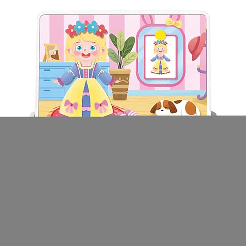 Magnetisches Puzzle aus Holz – Magnetische Puppen zum Ankleiden aus Holz, Nachahmungsspiel | Lernaktivitäten Jigsaw Vorschule für Reisen, Schule zu Hause, Urlaub von Generic