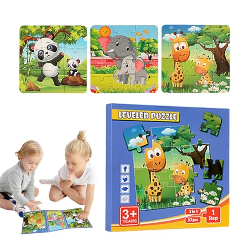 Magnetisches Puzzlebuch für Kinder,Magnetpuzzle, STEM-Puzzlespiele, Puzzle-Aktivitätenspielzeug für Jungen und Mädchen ab 3 Jahren, Lernpuzzlebücher, Puzzlespielspielzeug von Generic