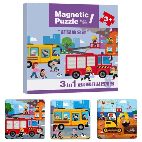 Magnetisches Spielzeug - Kleinkindspielzeug Puzzle-Buch mit Lernaktivitäten | Lernspielzeug Für Mädchen Kinder 2-6 Jahre - Auto Flugzeug Magnetisches Spielzeug - Kleinkindspielzeug Puzzle-Buch mit Lernaktivitäten | Lernspielzeug Für Mädchen Kinder 2-6 Jahre - Auto Flugzeug von Generic