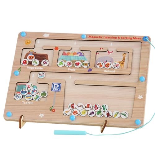 Magnetisches Zähl-Labyrinth, magnetisches Sortiertafel, Spielzeug zum Zählen von Tierverkehr, und Gemüse, Reisespielzeug für Kleinkinder, Lernaktivitäten, Magnetisches Zähl-Labyrinth, magnetisches Sortiertafel, Spielzeug zum Zählen von Tierverkehr, und Gemüse, Reisespielzeug für Kleinkinder, Lernaktivitäten, von Generic