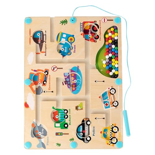 Magnetisches Zähl- und Farblabyrinth, sortiertes Lernpuzzle, magnetische Dinosaurier- und Auto-Themen, Sortieren von Farben und Zahlen, Labyrinth-Spielzeug | Tisch Magnetisches Zähl- und Farblabyrinth, sortiertes Lernpuzzle, magnetische Dinosaurier- und Auto-Themen, Sortieren von Farben und Zahlen, Labyrinth-Spielzeug | Tisch von Generic