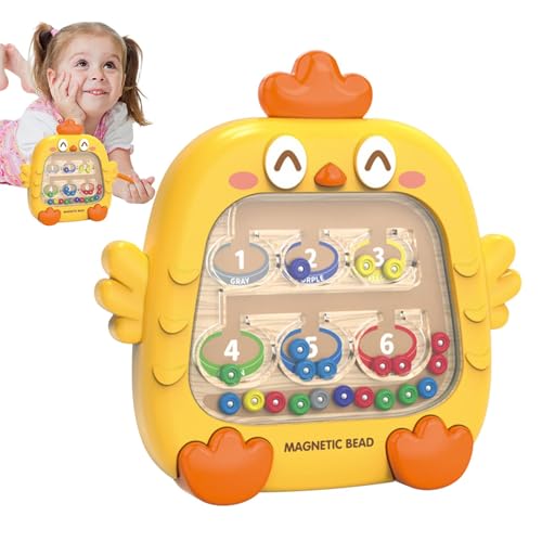 Magnetisches Zahlenlabyrinth, magnetische Farbe und Zahlenlabyrinth – Huhn Zähllabyrinth – Reisespielzeug für und Mädchen ab 4 Jahren, Lernspielzeug Magnetisches Zahlenlabyrinth, magnetische Farbe und Zahlenlabyrinth – Huhn Zähllabyrinth – Reisespielzeug für und Mädchen ab 4 Jahren, Lernspielzeug von Generic