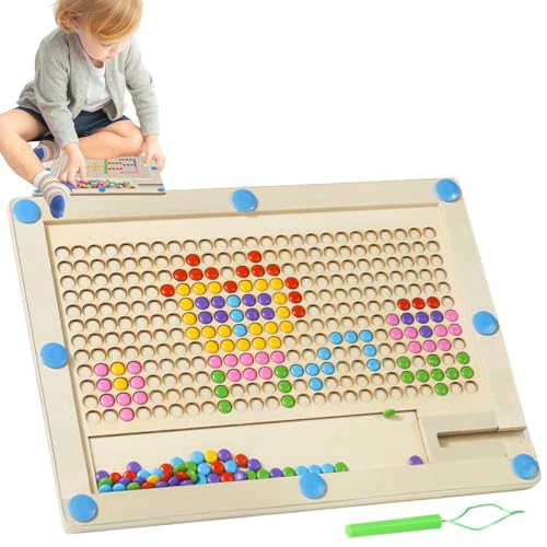 Magnetpunkt-Kunsttafel – Magnetmaltafel, Kunsttherapiewerkzeug | Lernmagnetkarten-Puzzle für kreative magnetische Kunst, Bastelset von Generic