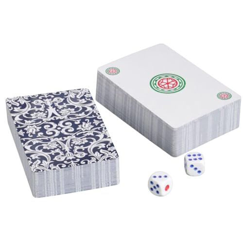 Mahjong Cards – 144 verdickte Mahjong-Spielkarten, Reise-Brettspiel | Mahjong Mahjong Poker Play Card Mahjong Mahjong Kartenspiel Mahjong | Mahjong | Kompakte chinesische Spielkarten für zu Hause Mahjong Cards – 144 verdickte Mahjong-Spielkarten, Reise-Brettspiel | Mahjong Mahjong Poker Play Card Mahjong Mahjong Kartenspiel Mahjong | Mahjong | Kompakte chinesische Spielkarten für zu Hause von Generic