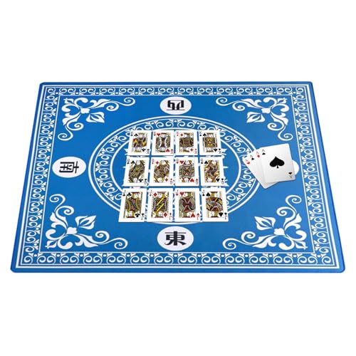 Mahjong-Matte – rutschfeste Tischmatte für Brettspiele, Spielmatte für Mahjong & Poker | 80 x 80 cm quadratische Karten-Spielunterlage, Geräuschdämpfende Matte für Spieltisch, Zuhause, Turniere Mahjong-Matte – rutschfeste Tischmatte für Brettspiele, Spielmatte für Mahjong & Poker | 80 x 80 cm quadratische Karten-Spielunterlage, Geräuschdämpfende Matte für Spieltisch, Zuhause, Turniere von Generic