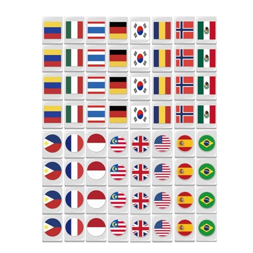 Mahjong-Spiele – Fliesenspiele mit Flaggenmuster, 65-teilig, Mahjong-Spiel, Fluchtspiel, Mahjong-Fliesenspiel für Familienfeier, Fluchtblock-Puzzle Mahjong-Spiele – Fliesenspiele mit Flaggenmuster, 65-teilig, Mahjong-Spiel, Fluchtspiel, Mahjong-Fliesenspiel für Familienfeier, Fluchtblock-Puzzle von Generic