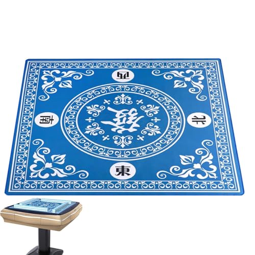 Mahjong Tischmatte, quadratisch, für Brettspiele, 80 x 80 cm, Kartenspielmatte, Spielmatte, rutschfeste Matte für Kartenspiele von M Mahjong Tischmatte, quadratisch, für Brettspiele, 80 x 80 cm, Kartenspielmatte, Spielmatte, rutschfeste Matte für Kartenspiele von M von Generic