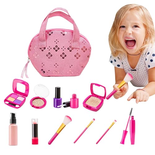 Make-up Kit für Mädchen, Fantasy-Spiel,Fantasy-Spiel Kosmetik Kleinkind Spielzeug - Tragbares Make-up-Set für Kinder, Fantasy-Spiel für Kinder, Kleinkinder, Familie, Freunde von Generic