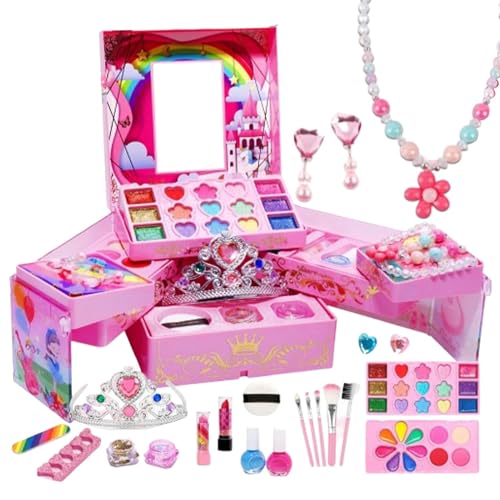 Make-up-Sets für Mädchen, gefälschtes Make-up-Set für Mädchen, waschbares falsches Make-up-Set, Prinzessinnen-Make-up-Set, Make-up-Sets für echte Make-up-Sets von Generic