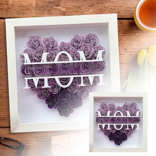 Mama Von Tochter Und Sohn Angepasst Mama Blume Schatten Gedenktag Geburtstag HYw824 (A, B) von Generic