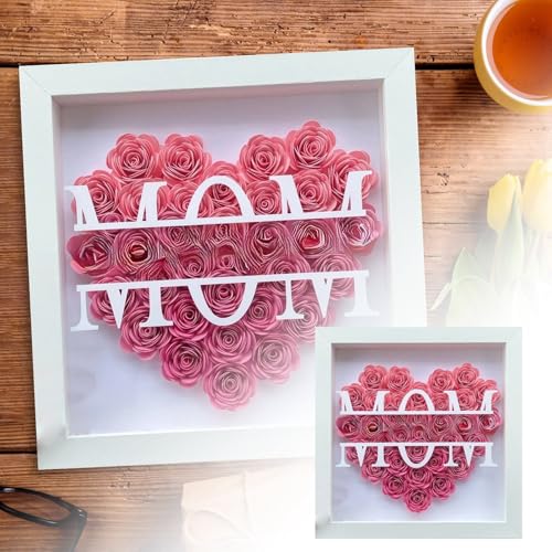 Mama Von Tochter Und Sohn Angepasst Mama Blume Schatten Gedenktag Geburtstag HYw825 (C, C) von Generic