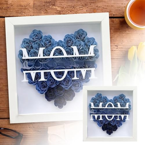 Mama Von Tochter Und Sohn Angepasst Mama Blume Schatten Gedenktag Geburtstag HYw825 (E, C) von Generic