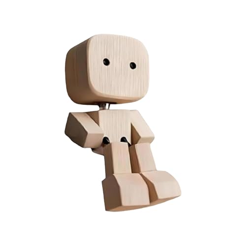 Mann aus Holz, zitternd, die Beine – kreatives kinetisches Spielzeug, 8 x 4 cm, interaktive, handgefertigte Figur, fördert Entspannungsgespräche und Stressabbau | ideal für Dekoration Mann aus Holz, zitternd, die Beine – kreatives kinetisches Spielzeug, 8 x 4 cm, interaktive, handgefertigte Figur, fördert Entspannungsgespräche und Stressabbau | ideal für Dekoration von Generic