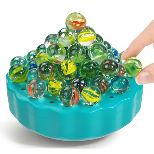 Marble Balance Brettspiel, Partyspielpaket mit 60 farbenfrohen Murmeln, eingebauter Aufbewahrungsspaß für 1-4 Spieler, Glow-Funktionen für Bildungsspielzeug Marble Balance Brettspiel, Partyspielpaket mit 60 farbenfrohen Murmeln, eingebauter Aufbewahrungsspaß für 1-4 Spieler, Glow-Funktionen für Bildungsspielzeug von Generic