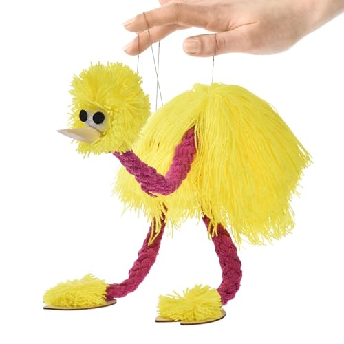Marionette Doll Strauß - Realistische interaktive Schnur, handgemachte Kinderpuppen | Animal Puppet für Spiel-Rollenspiele, Theater, Partyspaß und frühes Lernen der Tem-Intervention Marionette Doll Strauß - Realistische interaktive Schnur, handgemachte Kinderpuppen | Animal Puppet für Spiel-Rollenspiele, Theater, Partyspaß und frühes Lernen der Tem-Intervention von Generic