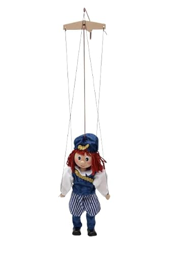 Marionette Märchenfigur Handpuppe Prinz 20 cm, Ideal für Puppentheatre und Rollenspiele, für Kinder Baby Jungen Mädchen von Generic