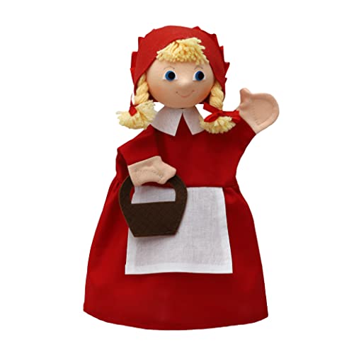 Marionette Märchenfigur Handpuppe Rotkäppchen 30 cm, Rot, für Kinder Jungen Mädchen Babys Marionette Märchenfigur Handpuppe Rotkäppchen 30 cm, Rot, für Kinder Jungen Mädchen Babys von Generic