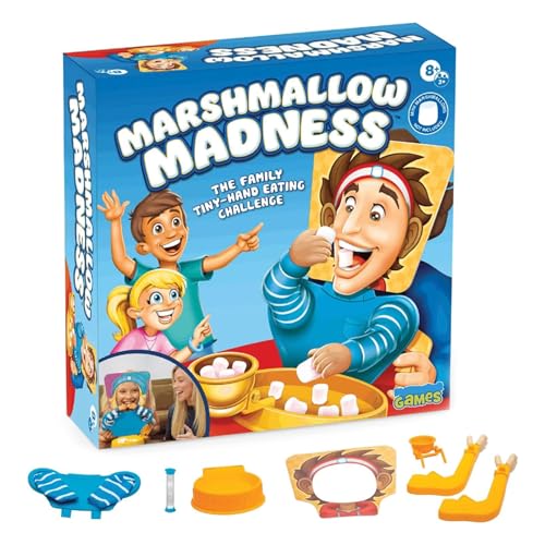 Marshmallow Madness-Spiel, Marshmallow-Spielspielzeug für Erwachsene, interaktives Desktop-Eltern-Kind-Set, lustige und glückliche Herausforderungskarten, urkomische Marshmallow Madness-Spiel, Marshmallow-Spielspielzeug für Erwachsene, interaktives Desktop-Eltern-Kind-Set, lustige und glückliche Herausforderungskarten, urkomische von Generic