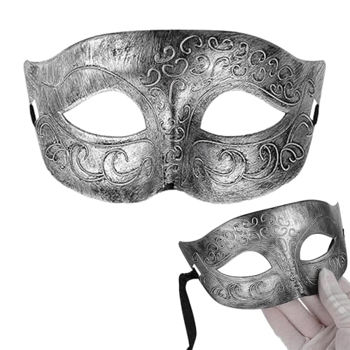 Maskerade-Maske für Herren venezianische Party-Ball-Masken Vintage-Halloween-Kostüm Karneval-Maske Weihnachten für Kostüm Cosplay Abschlussball Karneval Zubehör von Generic