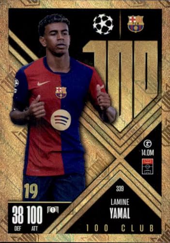 Match Attax Extra 2024 2025 Lamine Yamal 100 Club Tauschkarte Match Attax Extra 2024 2025 Lamine Yamal 100 Club Tauschkarte von Generic