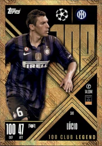 Match Attax Extra 2024 2025 Lucio 100 Club Legend Sammelkarte Match Attax Extra 2024 2025 Lucio 100 Club Legend Sammelkarte von Generic