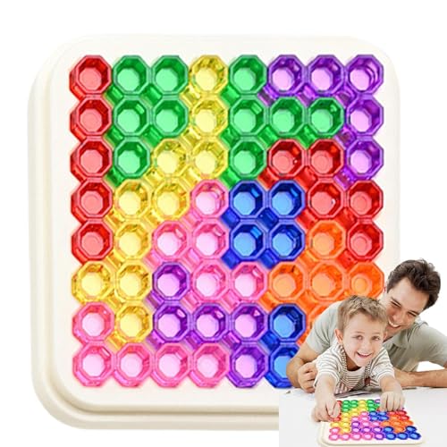 Matching Puzzle Board Game, Puzzles Shape Matching Board - Brain Teaser Game, Pädagogisches Puzzlespiel, Fun Puzzlespiel, Passendes Spielzeug Zum Spaß, ab 6 Jahren von Generic
