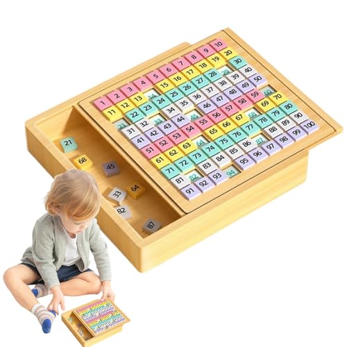 Math Counting Board - 1-100 Zahlen Lernspielzeug, montesori Math 100 Number Board Bildungsspiel | Vorschullerndiagrammzählspiele Spielzeug, Hunderte Aktivitätsmatte für Kinder über dem Alter 3 Jahre Math Counting Board - 1-100 Zahlen Lernspielzeug, montesori Math 100 Number Board Bildungsspiel | Vorschullerndiagrammzählspiele Spielzeug, Hunderte Aktivitätsmatte für Kinder über dem Alter 3 Jahre von Generic