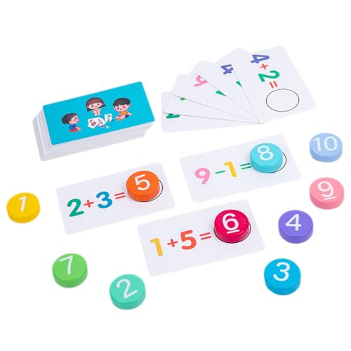 Math Flashcards – frühes Lernset, Bausteine, Lernspielzeug | Grundlegende Ergänzung der Subtraktion von Skills Builder, praktische kognitive Nummer Math Flashcards – frühes Lernset, Bausteine, Lernspielzeug | Grundlegende Ergänzung der Subtraktion von Skills Builder, praktische kognitive Nummer von Generic