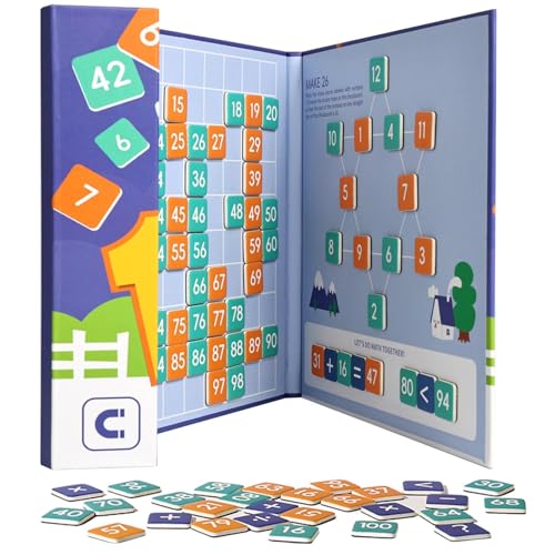 Mathe Lernspielzeug - Mathematik Lernspielzeug Bildungsspiel,Interaktives Kognitives Spielset Für Zuhause Unterwegs Schule Fähigkeiten Entwicklung Kinder Ab 3 Jahren Junge Mädchen von Generic