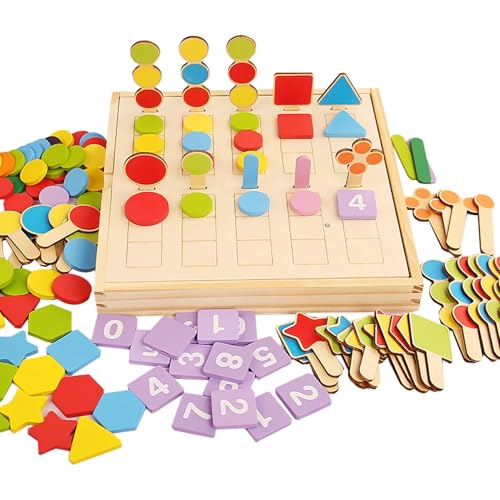Mathe-Spiele für Kinder von 5 bis 7 Jahren, Mathe-Spielzeug für Kinder von 5 bis 7 Jahren - Multifunktionale Lernbox aus Holz Mathematik-Manipulatoren, Mathe-Spiele p Mathe-Spiele für Kinder von 5 bis 7 Jahren, Mathe-Spielzeug für Kinder von 5 bis 7 Jahren - Multifunktionale Lernbox aus Holz Mathematik-Manipulatoren, Mathe-Spiele p von Generic