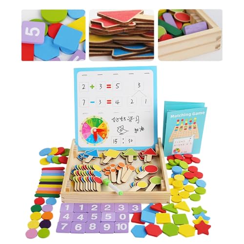 Mathe-Spiele für Kinder von 5 bis 7 Jahren - Mathematik-Puzzle für Kinder, Lernspiel aus Holz | Lustiges Puzzle zum Lernen von Mathematik, Lernaktivitäten im Alter Mathe-Spiele für Kinder von 5 bis 7 Jahren - Mathematik-Puzzle für Kinder, Lernspiel aus Holz | Lustiges Puzzle zum Lernen von Mathematik, Lernaktivitäten im Alter von Generic