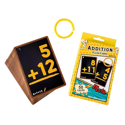 Mathematikkarten - Multiplikation Hinzufügen Subtraktion Spiele | Division Multiplikation - 50 Total Math Karten für Kindergarten für Kinder von Generic