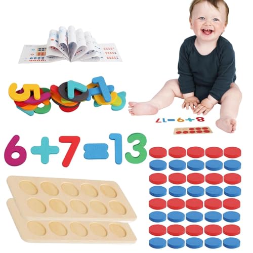 Mathematikunterrichtsmaterial, Lernspielzeug für Mathematik, Vorschul-Mathematikspiel, Mathematik-Spielzeug, Mathematik-Spielzeug, Ma von Generic