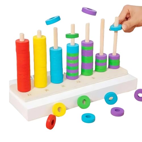 Mathematikwerkzeuge für Kinder, Holzabakus für Kinder, buntes Spielzeug mit Abakusständer aus Holz, Lernmaterial zur Berechnung des Kinderspielzeugs, pädagogische Unterstützung, Spielzeug Mathematikwerkzeuge für Kinder, Holzabakus für Kinder, buntes Spielzeug mit Abakusständer aus Holz, Lernmaterial zur Berechnung des Kinderspielzeugs, pädagogische Unterstützung, Spielzeug von Generic