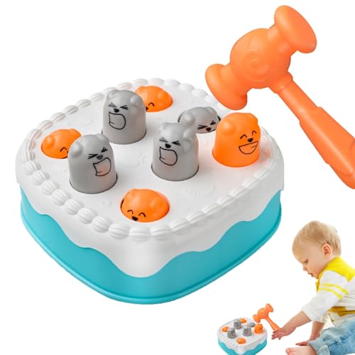 Maulwurf-Spielzeug – lustiges Arcade-Spiel, spannende Aktivität für Kleinkinder | Hand-Auge-Koordination-Training, frühes Lernspielzeug, buntes Hammer-Set, Indoor-Spiel, Geburtstagsgeschenk für Kinder Maulwurf-Spielzeug – lustiges Arcade-Spiel, spannende Aktivität für Kleinkinder | Hand-Auge-Koordination-Training, frühes Lernspielzeug, buntes Hammer-Set, Indoor-Spiel, Geburtstagsgeschenk für Kinder von Generic