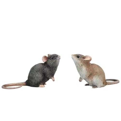 Maus-Spielzeugfigur, verschiedene Farben enthalten (schwarz + braun) von Generic