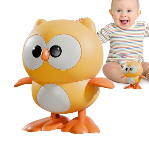 Mechanisches Tierspielzeug, Springtiere zum Aufziehen – mechanisches Spielzeug für Tiere, Eule – Spielzeug zum Aufziehen, kleine und Tiere für Zuhause, Reisen im Freien, Schule und Raum von Generic
