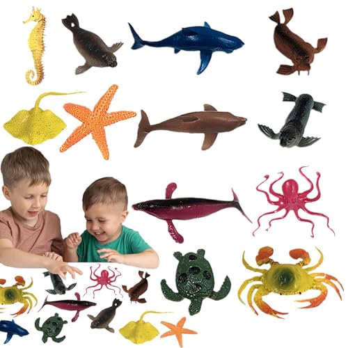 Meerestier, Realistisches Badespielzeug mit Meeresfigur,Meerestiere Figuren Spielzeug 12 Stück Realistisches Tierspielzeug | Unterwasser-Lernspielzeug Meerestier, Realistisches Badespielzeug mit Meeresfigur,Meerestiere Figuren Spielzeug 12 Stück Realistisches Tierspielzeug | Unterwasser-Lernspielzeug von Generic