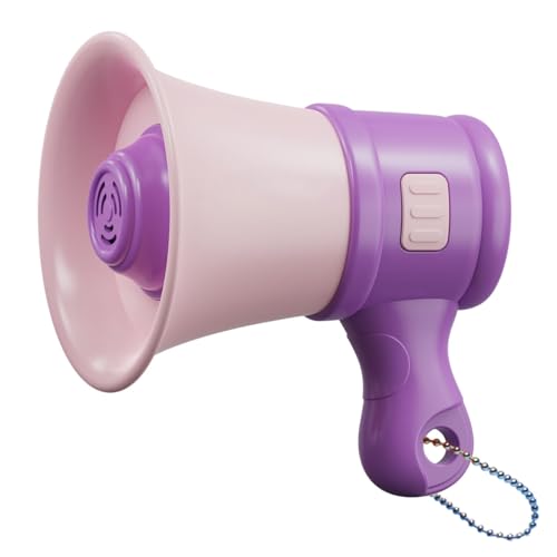 Megafon,Bullhorn,Rekorder und Megafon-Funktion, Kinder-Spielzeug,Kleiner Schlüsselanhänger-Musikaufnahmeverstärker,für Kinder, Jugendliche ab 3 Jahren (A) von Generic