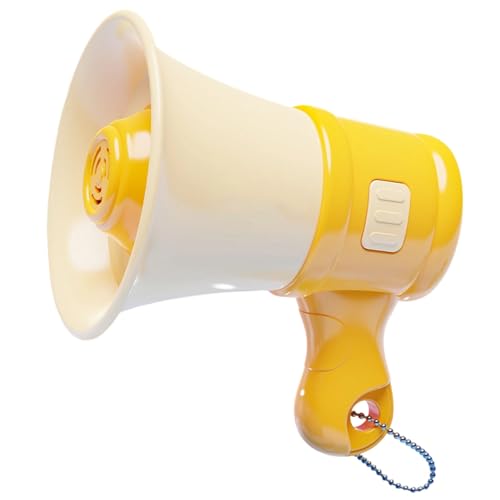 Megafon,Bullhorn,Rekorder und Megafon-Funktion, Kinder-Spielzeug,Kleiner Schlüsselanhänger-Musikaufnahmeverstärker,für Kinder, Jugendliche ab 3 Jahren (B) von Generic