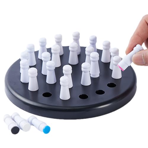 Memory-Schachspiel für Kinder, Kinderschachbrett - Match Stick Memory-Spiel - Eltern-Kind-Kindheitspädagogisches Streichholz-Memory-Spiel für und Mädchen von Generic