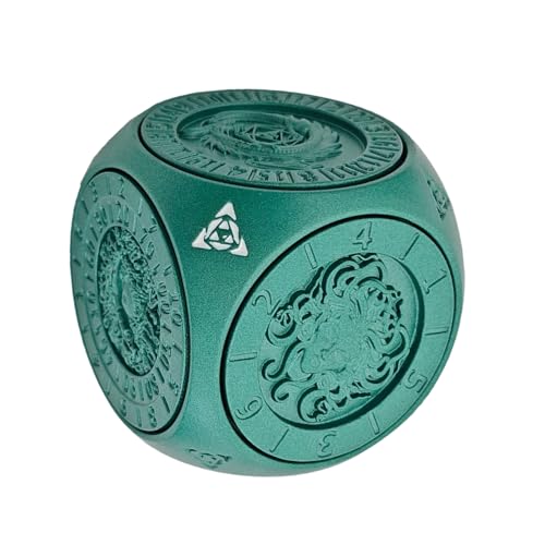 Metal Dice-Einzigartige Coole Kühle Würfel, 7-in-1-Standard-Spielwürfel | Tragbare Vielseitige Form Rotierendes Geometrisches Spielzeug Für Das Sammeln Von Teenagern Familycouble Klassenzimmerreisen E von Generic