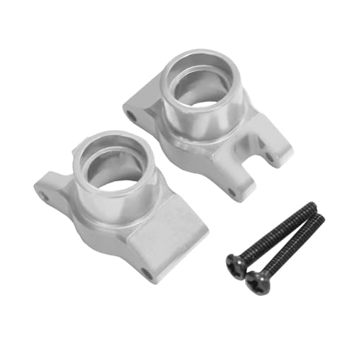 Metal Rear Hub Carrier Rear Axle Seat Lightweight High Strength Wearproof RC Repair Parts Rear Hub Replacement Part for C8811, Silber von Generic