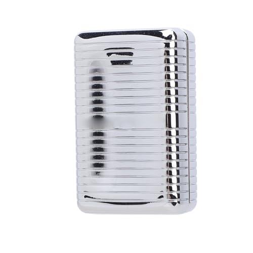 Metall Push Card Slider Taschengröße Spannung Fingerspeicher Schieber (Helles Silber) von Generic