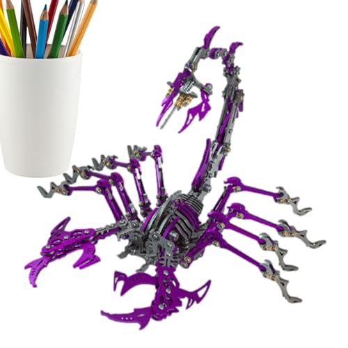 Metallpuzzle Skorpion - Skorpion-Puzzle aus Metall | Skorpion-Puzzlespielzeug, bewegliche bewegliche Teile, abnehmbare Puzzle-Modell-Kits für Geburtstagsgeschenk zu Weihnachten Metallpuzzle Skorpion - Skorpion-Puzzle aus Metall | Skorpion-Puzzlespielzeug, bewegliche bewegliche Teile, abnehmbare Puzzle-Modell-Kits für Geburtstagsgeschenk zu Weihnachten von Generic