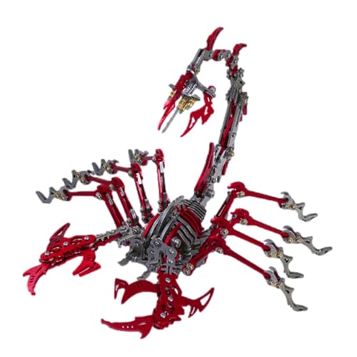 Metallpuzzle für Erwachsene, Metallpuzzle Skorpion | Realistisches Modellbausatz zum Selbermachen, Puzzle-Spielzeug mit beweglichem Skorpion, abnehmbare Puzzle, Bausätze von Generic