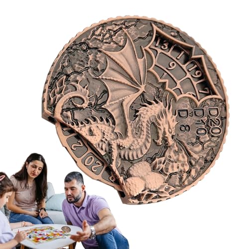 Metallspinner Set | Metallspinner | Deko Spinner | Tolles Rollenspiel Spinner | Brettspiel für Geburtstagsfeiern von Generic